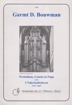 Garmt D. Bouman - 3 Valeriusliederen, Muziek en Instrumenten, Gebruikt, Zang, Ophalen of Verzenden, Artiest of Componist