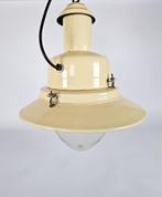 Happy Light - 'Uccello' - scheepslamp - emaille - hanglamp -, Industrieel, Ophalen of Verzenden, Zo goed als nieuw, 50 tot 75 cm