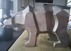 Art deco kubistisch beeld van een ijsbeer, Antiek en Kunst, Ophalen of Verzenden
