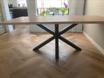 Eettafel industrieel 2.00 x 1.00m, Huis en Inrichting, Tafels | Eettafels, Ophalen, Gebruikt, 200 cm of meer, 50 tot 100 cm