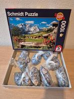 Schmidt Puzzle 1000 stukjes - Berglandschap, Ophalen of Verzenden, 500 t/m 1500 stukjes, Zo goed als nieuw, Legpuzzel