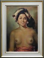 Portret van een Balinese vrouw, Antiek en Kunst, Ophalen