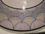 Art Nouveau Hanglamp Glas 55cm, Ophalen of Verzenden, Rond, 50 cm of meer