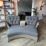 4 Seasons Outdoor (4SO) loveseat + voetenbank – ZGAN, Verzenden, ., Zo goed als nieuw, .