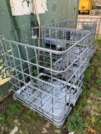 3 stuks Stalen Kratten - handig voor opslag haardhout, Gebruikt, 100 cm of meer, 60 cm of meer, Ophalen of Verzenden