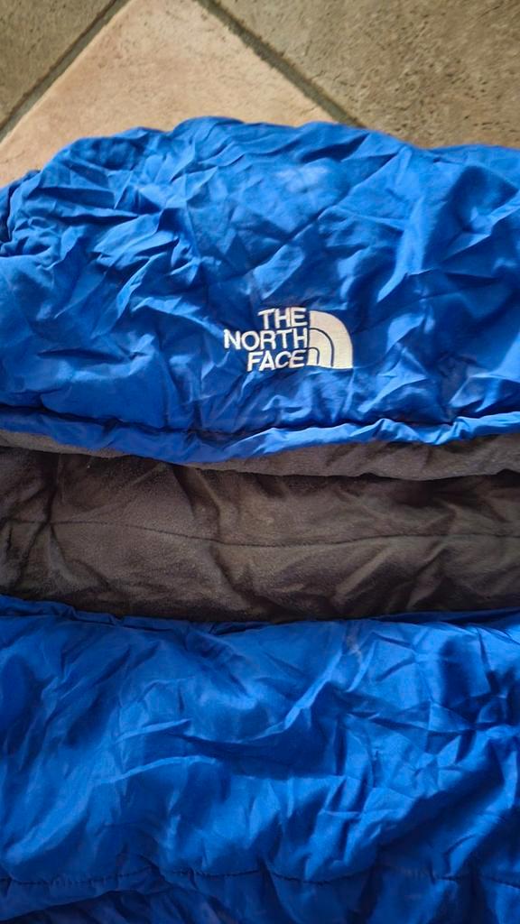 The North Face Slaapzak - Blauw XLW, Caravans en Kamperen, Slaapzakken, Zo goed als nieuw, Ophalen of Verzenden
