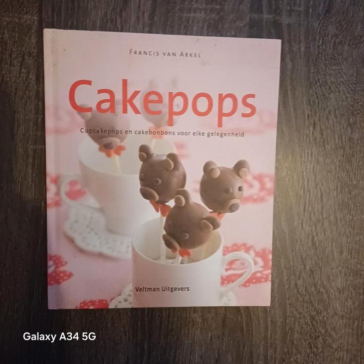 Cake Pops receptenboek - Francis van Arkel, Boeken, Kookboeken, Gelezen, Taart, Gebak en Desserts, Overige gebieden, Ophalen of Verzenden
