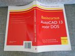 Boek: BASISCURSUS AUTOCAD 13 VOOR DOS (nieuw), Ophalen of Verzenden, Nieuw