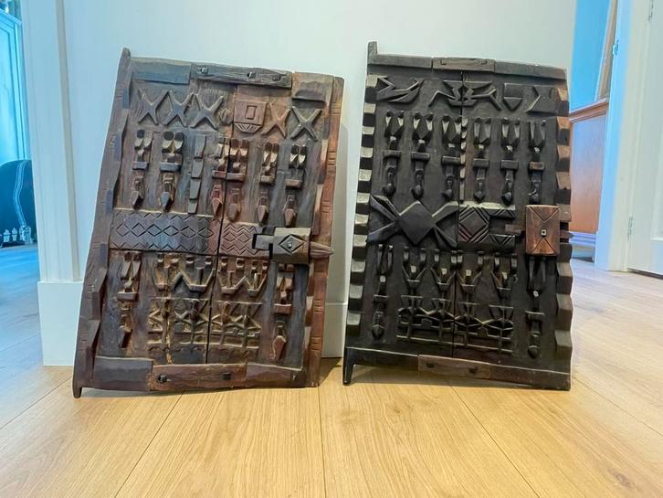 Afrikaanse Dogon Granary Deur uit Mali, Antiek en Kunst, Kunst | Niet-Westerse kunst, Ophalen of Verzenden