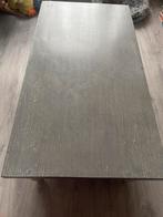 salontafel (grijs/wit)  met lades 69x130  € 20, Ophalen, Gebruikt, 100 tot 150 cm, 50 tot 100 cm