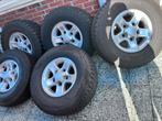 Landrover defender banden en velgen, Ophalen, Gebruikt, 16 inch, Banden en Velgen