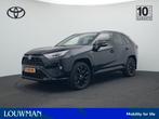 Toyota RAV4 2.5 Hybrid Black Edition (bj 2021, automaat), 12 maanden, Gebruikt, 4 cilinders, Leder en Stof