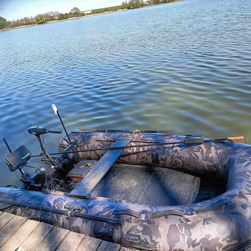 Vortex 55lbs elektromotor/fluister motor met lifepo4 accu, Watersport en Boten, Hengelsport | Karpervissen, Zo goed als nieuw