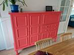 Rode roze dressoir wandkast 180cm breed, Huis en Inrichting, Kasten | Dressoirs, Ophalen, Gebruikt, 25 tot 50 cm, 150 tot 200 cm