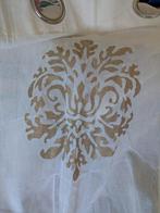 Gordijnen katoen 3 / 3 beautiful cotton curtains, Huis en Inrichting, Stoffering | Gordijnen en Lamellen, Ophalen, Wit, 100 tot 150 cm