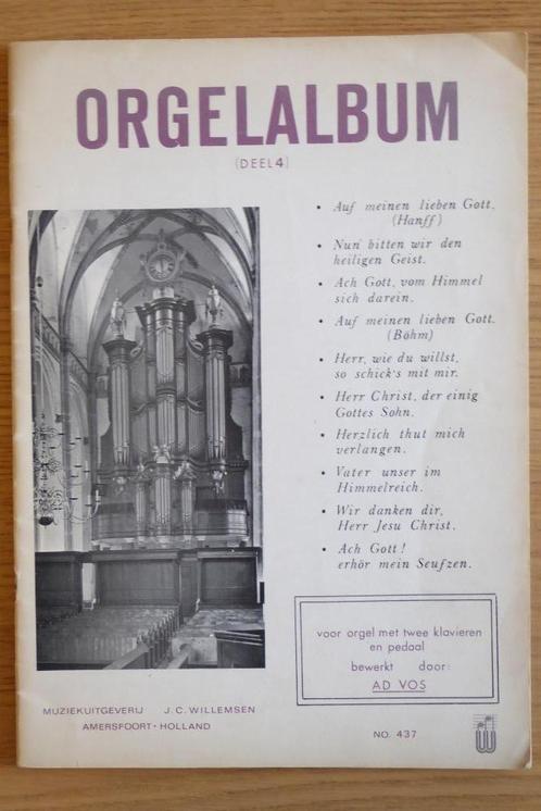 Ad Vos: Orgelalbum 4, Muziek en Instrumenten, Bladmuziek, Gebruikt, Religie en Gospel, Orgel, Verzenden