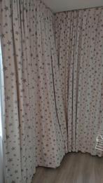 Gordijnen set met 1 rail (2m) - 2 stuks, Huis en Inrichting, Stoffering | Gordijnen en Lamellen, Ophalen of Verzenden