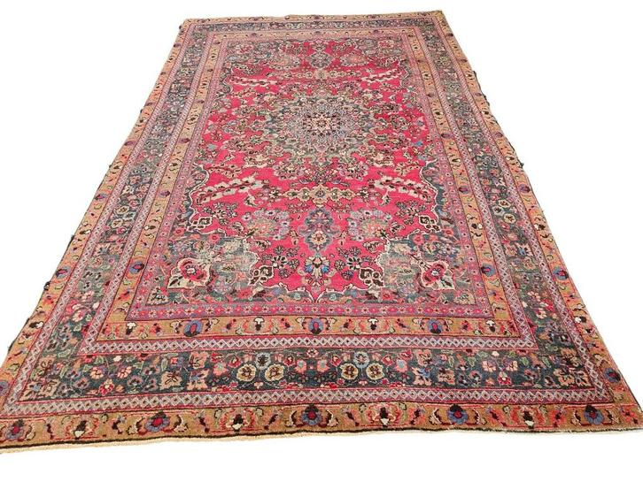 Prachtig oud handgeknoopt perzisch tapijt 190 x 300 cm (JL), Huis en Inrichting, Stoffering | Tapijten en Kleden, Gebruikt, 200 cm of meer