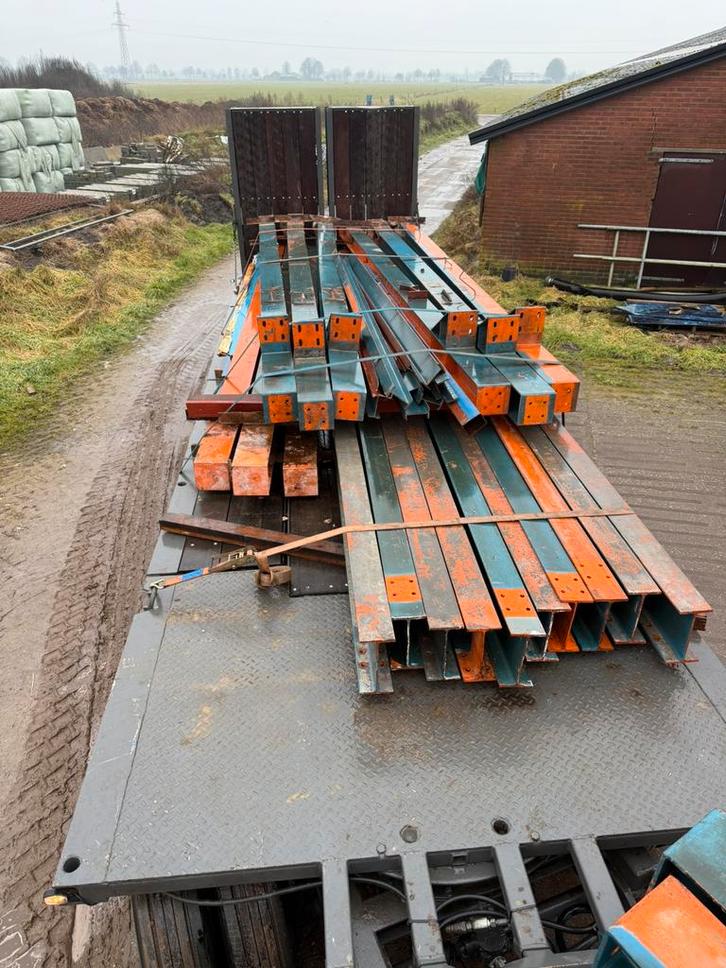 H-balk constructie–10 liggers en 12 staanders(complete set), Doe-het-zelf en Verbouw, Metalen, Zo goed als nieuw, Ophalen
