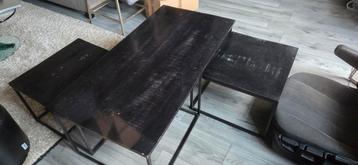 Mangohout salontafel z vorm  beschikbaar voor biedingen