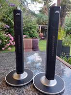 JVC  BLACK TOWER FRONTSPEAKERS  SP-DD3F, Audio, Tv en Foto, Luidsprekers, Ophalen of Verzenden, Minder dan 60 watt, Front, Rear of Stereo speakers