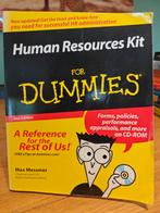 Human Resources Kit For Dummies, Ophalen of Verzenden, Zo goed als nieuw