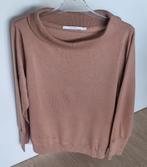 Wollen trui met boothals. Xandres, XL, beige/bruin, Kleding | Dames, Beige, Maat 46/48 (XL) of groter, Ophalen of Verzenden, Zo goed als nieuw