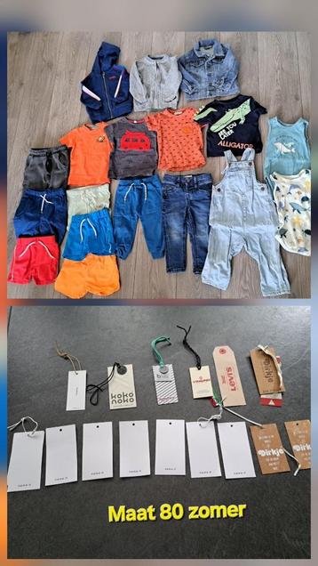 Kledingpakket baby maat 80 zomer beschikbaar voor biedingen