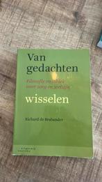 Richard de Brabander - Van gedachten wisselen, Boeken, Studieboeken en Cursussen, Ophalen of Verzenden, Zo goed als nieuw, Richard de Brabander