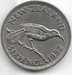 6  pence  1952   Nieuw  Zeeland. km. 16, Verzenden, Losse munt