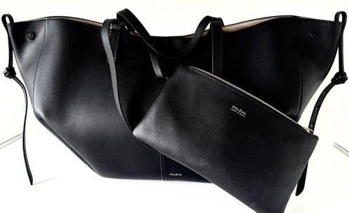 POLÈNE CYME LEREN TAS, KLEUR ZWART, NIEUW, ORIGINEEL💖💖💖, Sieraden, Tassen en Uiterlijk, Tassen | Damestassen, Nieuw, Handtas