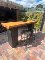 Mooie zware bartafel!, Ophalen of Verzenden, Rechthoekig, 100 tot 150 cm, 50 tot 100 cm