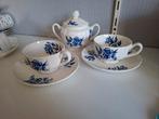 Prachtige Bouquet Bleu servies van Petrus Regout., Antiek en Kunst, Ophalen of Verzenden