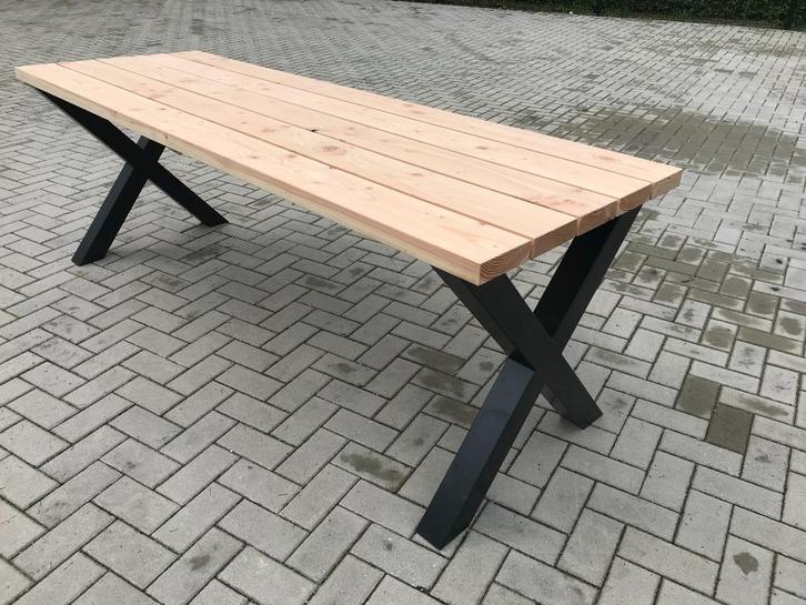 Douglas tuintafel op maat gemaakt | tuintafel Karel, Tuin en Terras, Tuinmeubel-accessoires, Nieuw, Ophalen of Verzenden