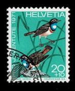 postzegel 892 Zwitserland vogel Blauwborst, Ophalen of Verzenden, Gestempeld