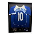 Ronaldinho Brazilië 04/05 gesigneerd ingelijst uit shirt, Buitenlandse clubs, Soccersignings.nl, Shirt, Nieuw