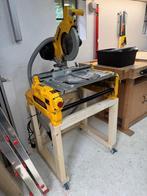 DeWalt DW743 combinatiezaag + DE3500-XJ afzuigzet, Doe-het-zelf en Verbouw, Gereedschap | Zaagmachines, Ophalen, Gebruikt, Dewalt