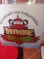 Tabakorie Reclamebord, Ophalen of Verzenden, Gebruikt, Reclamebord