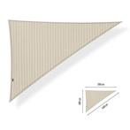 Schaduwdoek driehoek 90 4,00x5,00x6,40-Sahara Sand, Tuin en Terras, Zonneschermen, Ophalen of Verzenden, Nieuw