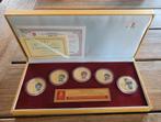 Olympische spelen Beijing 2008 Medaillon set / goud mascotte, Postzegels en Munten, Munten | Europa | Euromunten, Ophalen of Verzenden