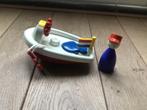 Ambi Toys bootje met anker en vis en bootsman., Kinderen en Baby's, Speelgoed | Badspeelgoed, Ophalen of Verzenden, Zo goed als nieuw