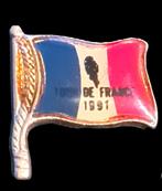 Tour de Frace 1991 pin met vlag, Verzenden, Nieuw, Sport, Speldje of Pin