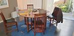 Eettafel Schuitema + 4 Stoelen, Ophalen, 4 tot 6 stoelen