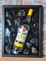 Bacardi Lemon fles verwerkt in een lijst met Epoxy., Minder dan 50 cm, Ophalen of Verzenden, Zo goed als nieuw, Minder dan 50 cm