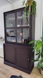 IKEA HAVSTA Servieskast (zwart), Ophalen, Met deur(en), 100 tot 150 cm, 200 cm of meer