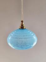 Vintage glazen hanglamp, Minder dan 50 cm, Nieuw, Vintage, Ophalen of Verzenden