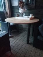 Ronde tafel 120 doorsnede teakhout, Huis en Inrichting, Tafels | Eettafels, Ophalen, 100 tot 150 cm, 100 tot 150 cm, Teakhout