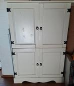 Mexicaans grenen kast wit geschilderd, Huis en Inrichting, Ophalen, Mexicaans, Gebruikt, 70 tot 120 cm