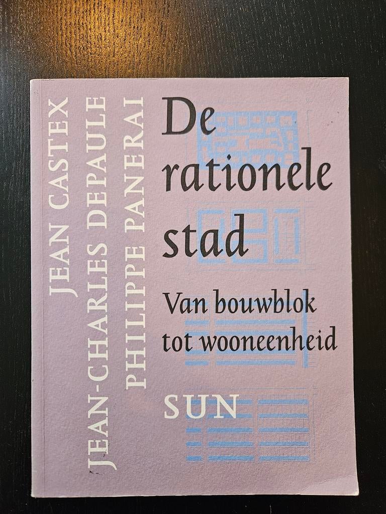 De Rationele Stad - Architectuurboek, Boeken, Ophalen of Verzenden, Gelezen, Architectuur algemeen, Jean Castex, Depaule, Panerai