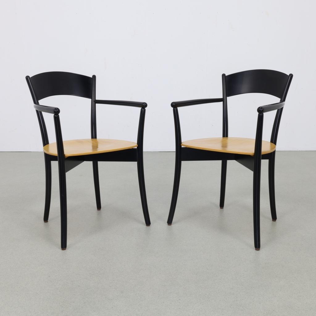 Leuke Vintage Stoelen, Ophalen, Gebruikt, Twee, Zwart